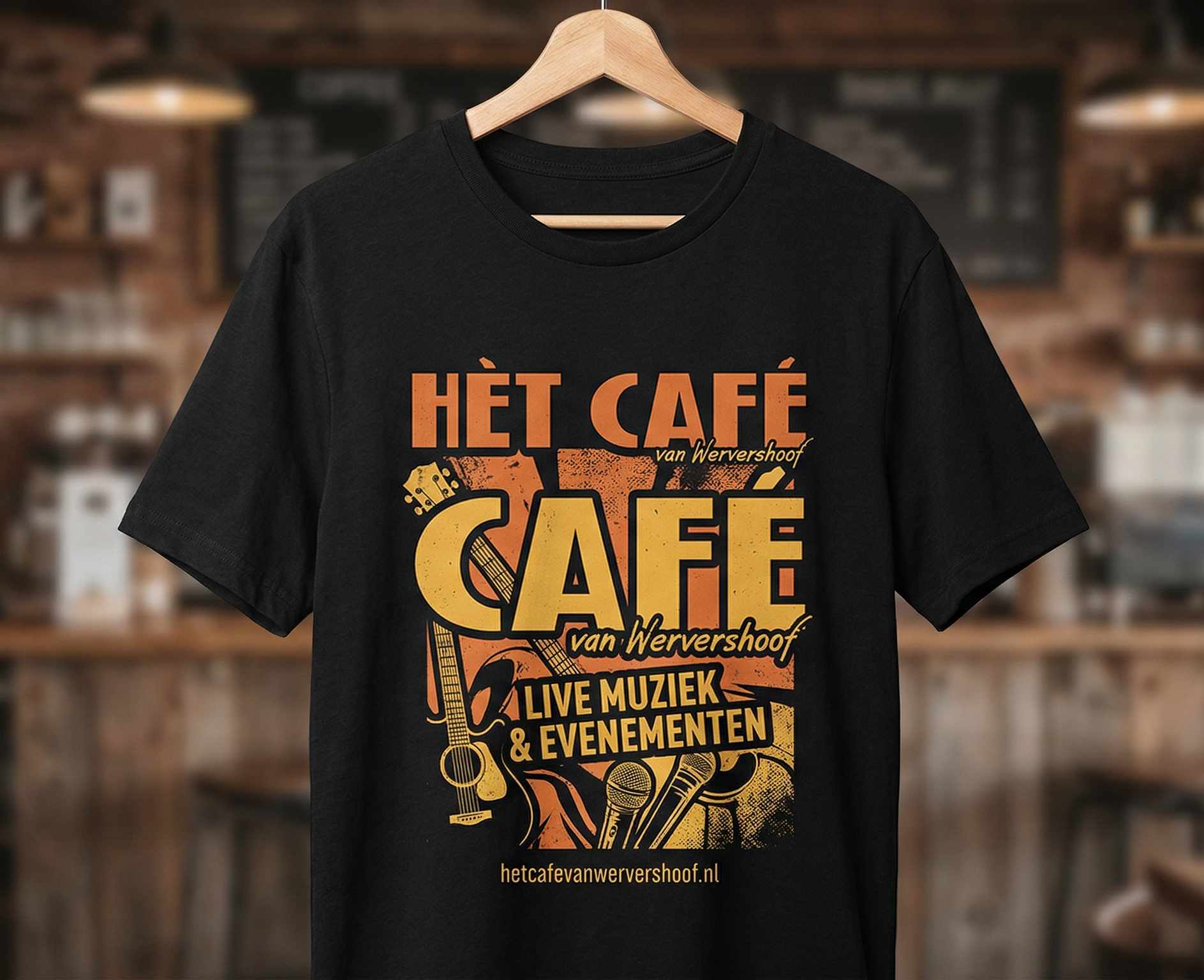 Iconisch T-shirt Cafe van Wervershoof